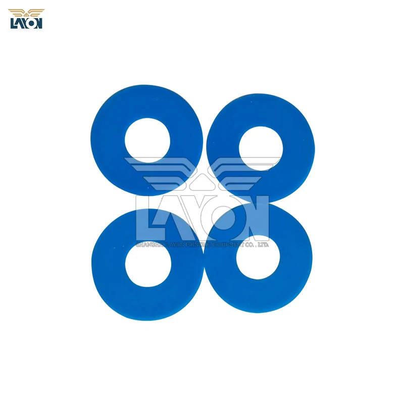 LAYON 100Pcs Blue 32mm Rubber Sucker for Offset Printing Machine Suction Cup 32*13*0.5mm 32*15*0.5mm for HD Press Machine Parts