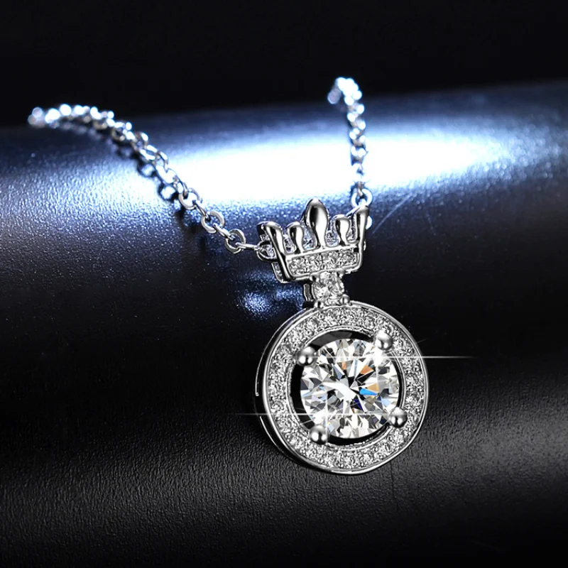 925 Silver Collection CZ Cubic Zirconia pendant Necklaces for women high quality bridal party wedding jewelry