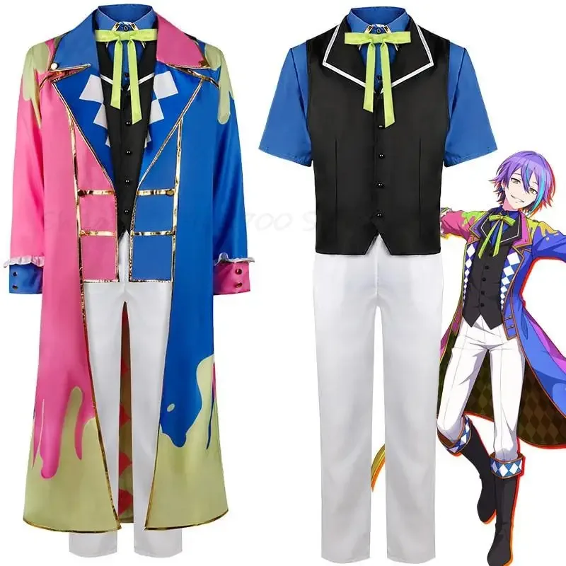 Palco Colorido do Projeto Sekai! Shiraishi An/Otori Emu/Azusawa Kohane/Kusanagi Nene Traje Cosplay Terno Completo Halloweek;3,c'5.b;8'