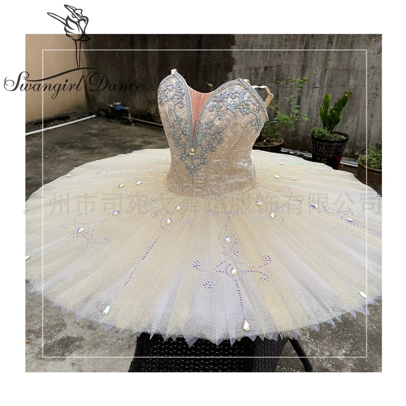 Girls Paquita Variation Custom Made Ballet Tutu Children Professional Ballet Costumes BT4011