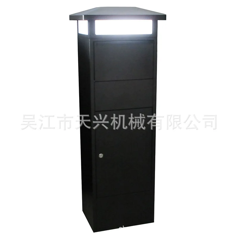 Solar outdoor parcel storage box Metal parcel box TX009PBSL