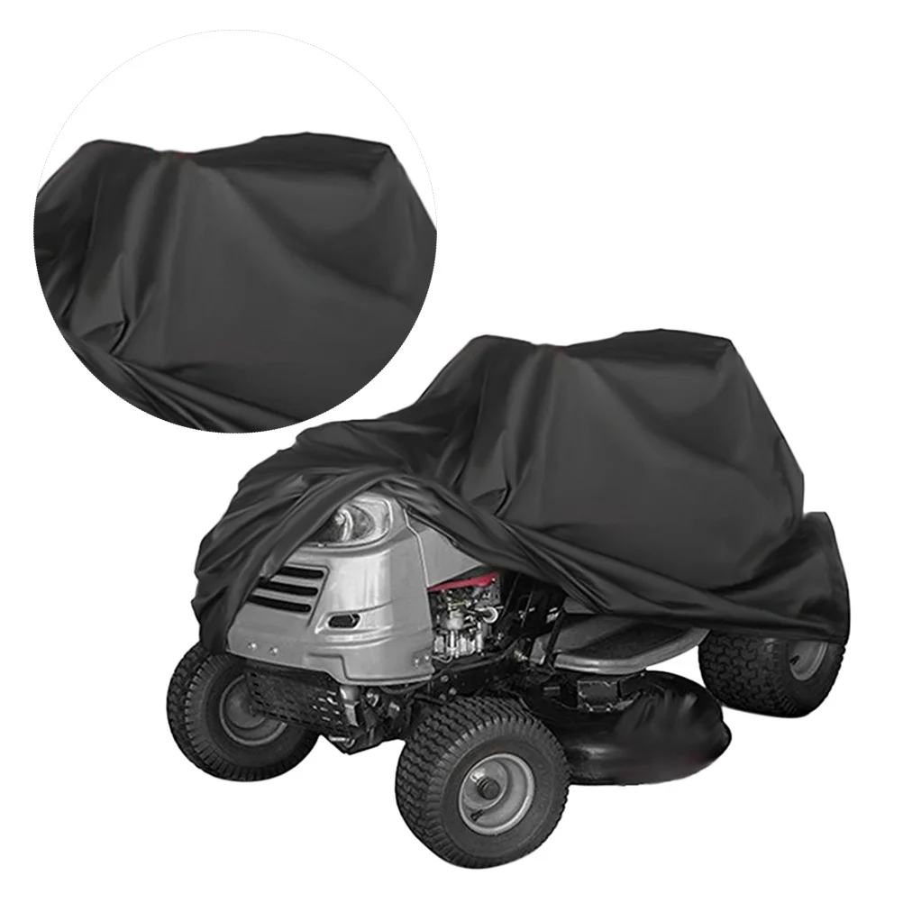 

Grass Machine Cover 170X61X117Cm Black Waterproof Uv Windproof Rain Outdoor Protection Lawnmower Cover For Garden Tools