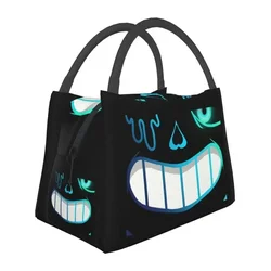 Custom Nightmare Sans Lunch Bag Men Women Video Game Warm Cooler Insulated Lunch Boxes for Office Travel