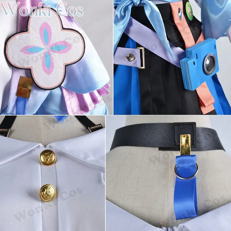 March 7th Cosplay Costume Wig Full Set  Star Rail Cosplay Costumes Women Carnival Outfits with Accessories