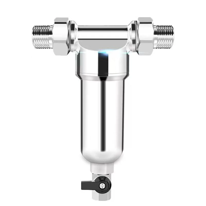 

Front Filter Household Stainless Steel Large Flow Backwash Water Purifier Stainless Steel Whole House