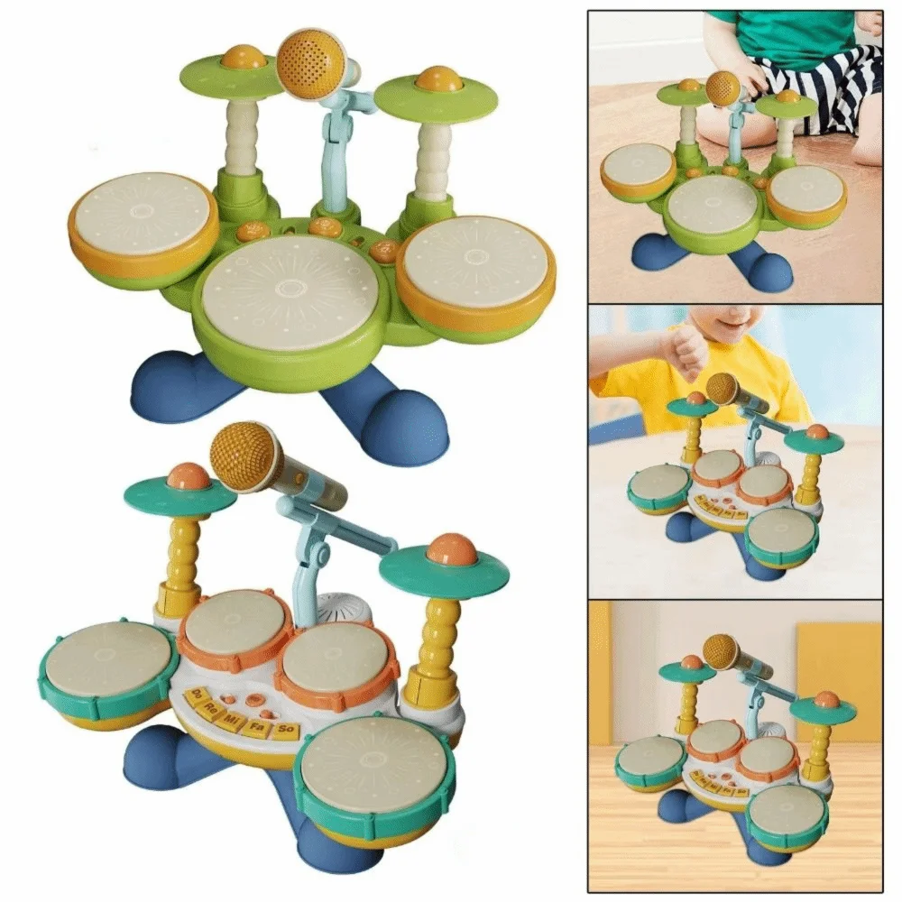 bpa-free-jazz-drum-set-light-up-wear-resistant-drum-set-multifunctional-adjustable-volume-musical-montessori-for-children