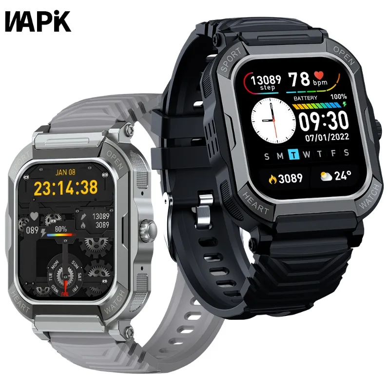 

Wapik New Smart Watch X10S 1.91 Inch GPS Outdoor Sports Bracelet Bluetooth Call Clock Waterproof Smartwatch for Android IOS