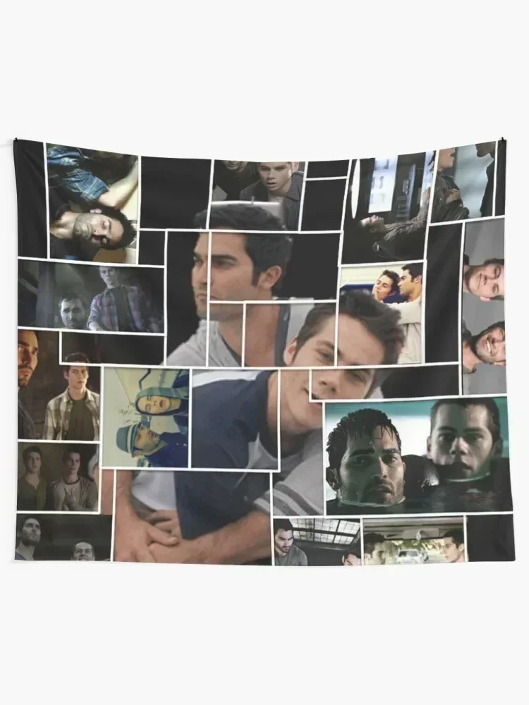 Sterek Squares Tapestry Outdoor Decor Home Decor Aesthetic Room Decor Wall Hanging Tapestry