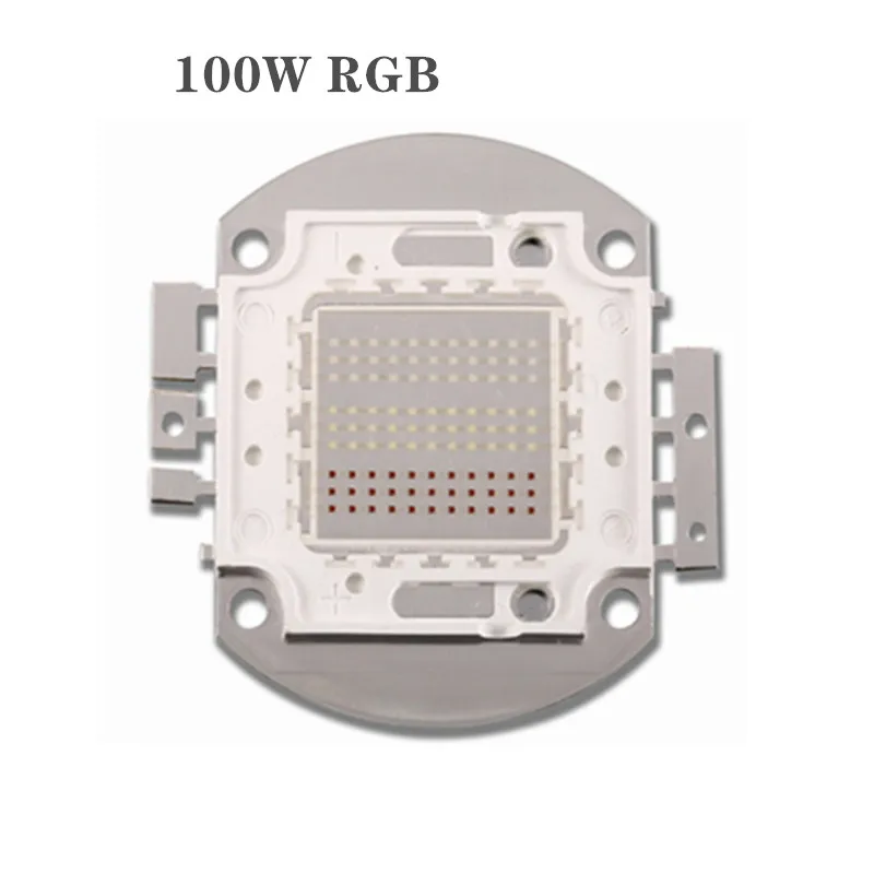 10W/20W/30W/50W/100W LED RGB cob bombillas de lámpara de alta potencia cuenta colorida rojo verde azul Chips de luz 1 Uds
