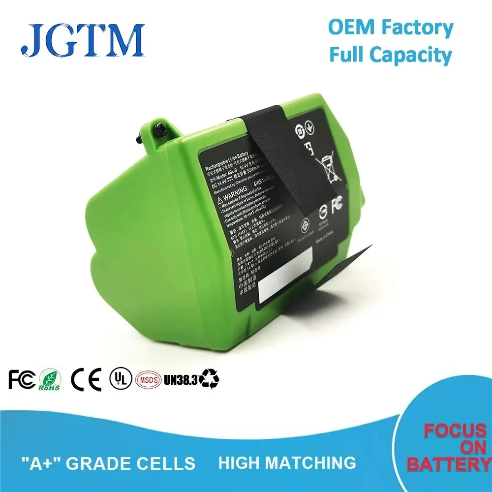 JGTM Factory Price ABL-B 3300mah 14.4v Sweeper Battery Replacement For Irobot Roomba S9 9150 + S9+ 9550 Robot Vacuum Series