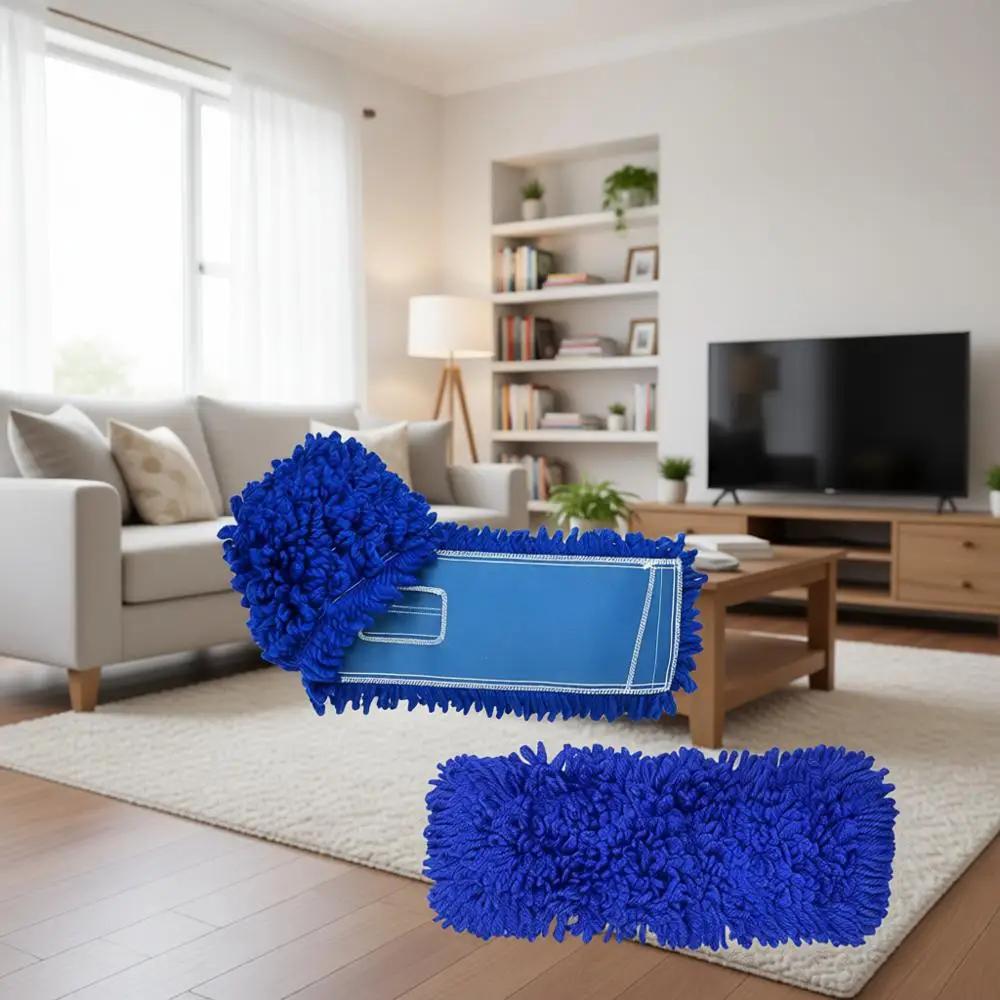 

48 Large Washable Dust Mop | 3-Pack Extra Large Commercial Replacement Mop