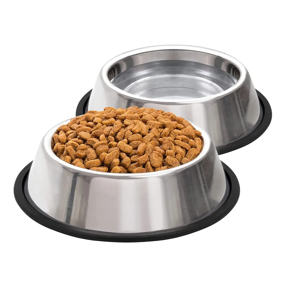 

Anti-skid Dog Bowls Stainless Steel Pet Bowls for Dogs Cats Food Water Feeder Large Dogs Dishes Puppy Cat Bowl Pet Accessories