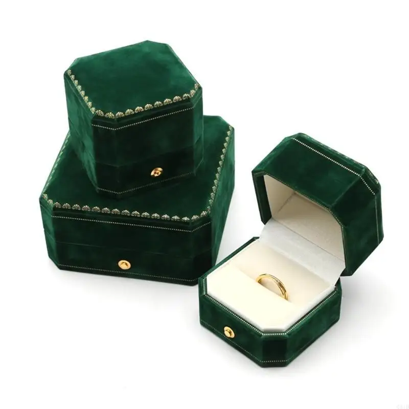 

Velvets Jewelry Holder Shaped Accessory Box with Protective Interior
