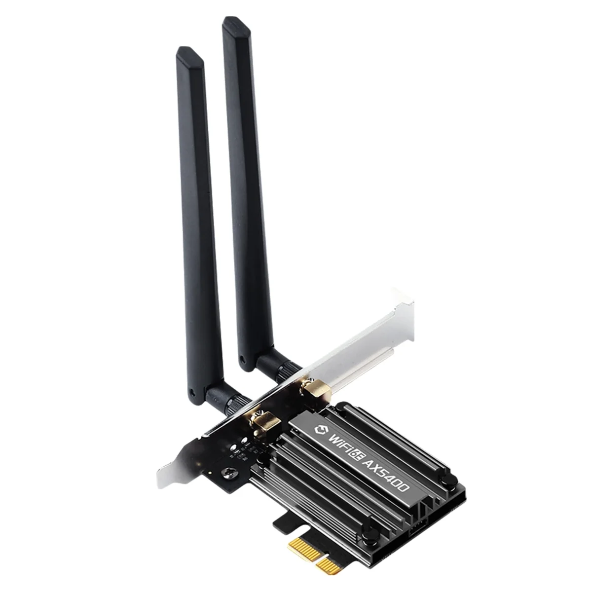 SEMOIC WiFi 6E AX5400 PCIE محول بلوتوث 5.3 ثلاثي الموجات 2.4G/5G 802.11AX Netwotk استقبال لاسلكي-MIMO لـ Win10/11 #4