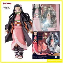 100% Original Figma 508 Demon Slayer Kimetsu No Yaiba Nezuko Kamado DX In Stock Anime Action Collection Figures Toys