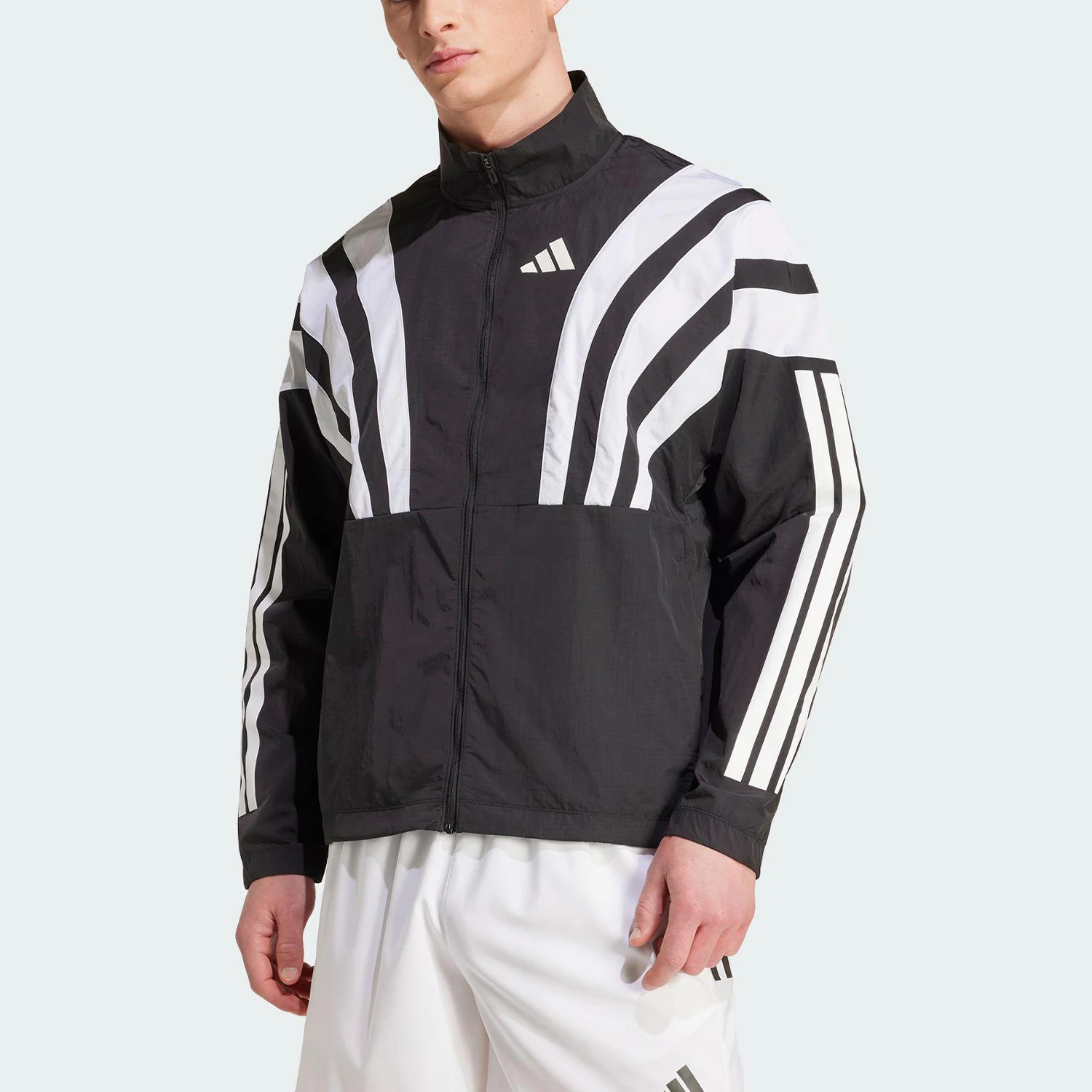 

Мужская спортивная куртка Adidas Originals 2025 с воротником-стойкой HZ3692