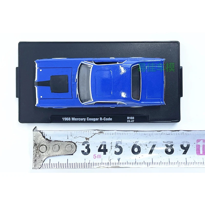 M2 1: 64 مقياس 1968 ميركوري كوغار R-كود سيارة كلاسيكية سبيكة سيارة نموذج جمع عرض لعبة مزخرفة هدية