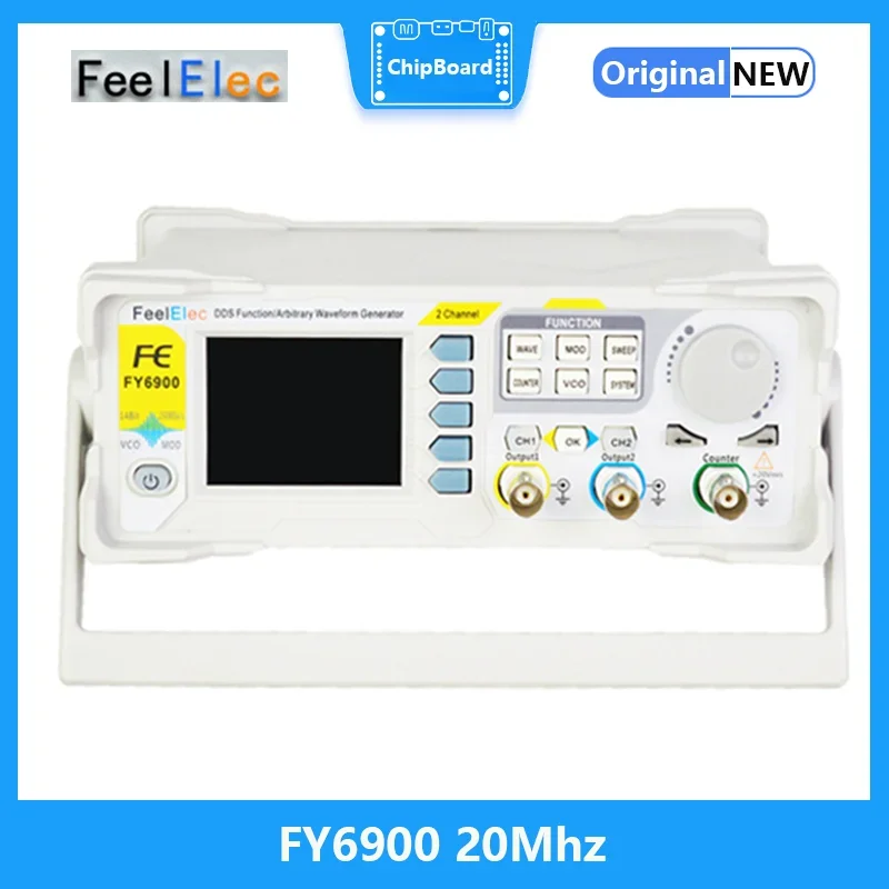 

FY6900 20Mhz DDS Dual-Channel Arbitrary Waveform Pulse Function Signal Generator with High Quality