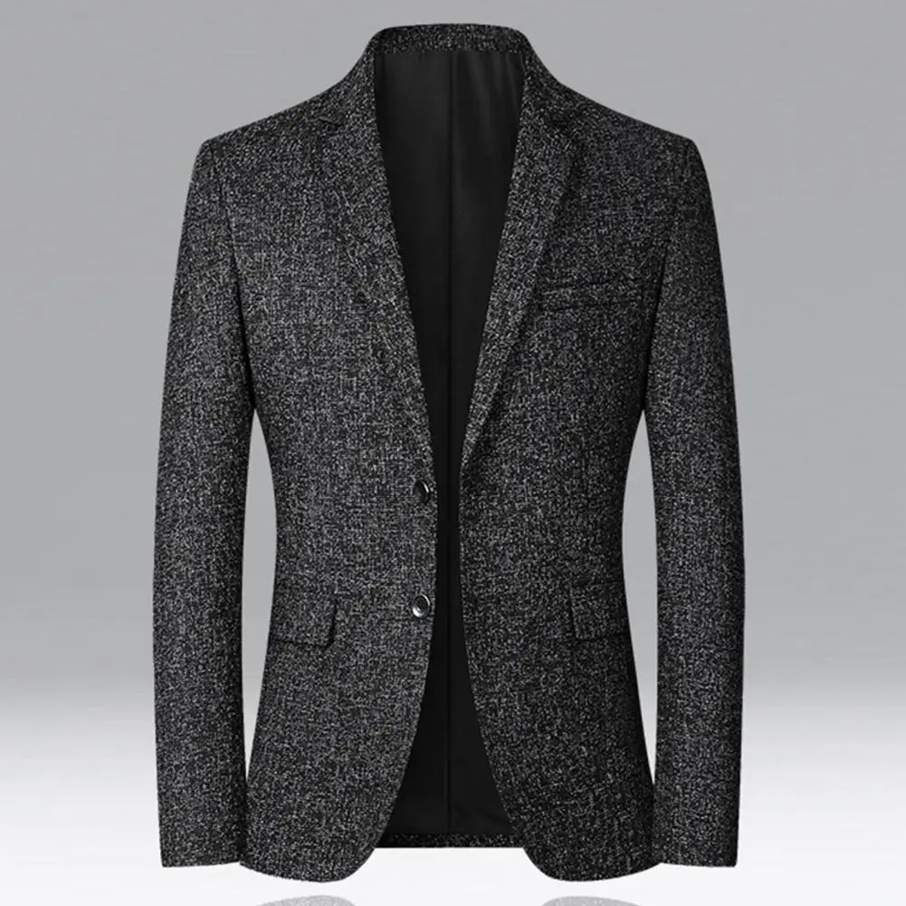 2026 Men Blazer Autumn Winter Suit Jacket Single-breasted Business Blazer for Men Slim Suit Coat Outwear costume male Jacket