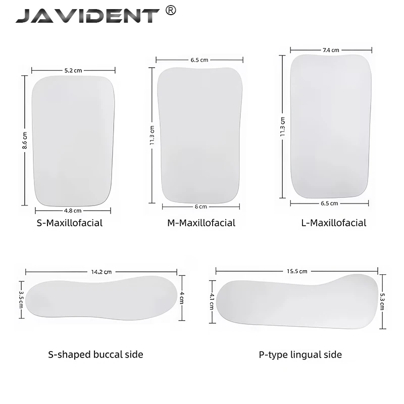 5Pcs Orthodontic Glass Reflector; Complete Set of Standard Reflectors for Photography; Dental Instruments and Tools