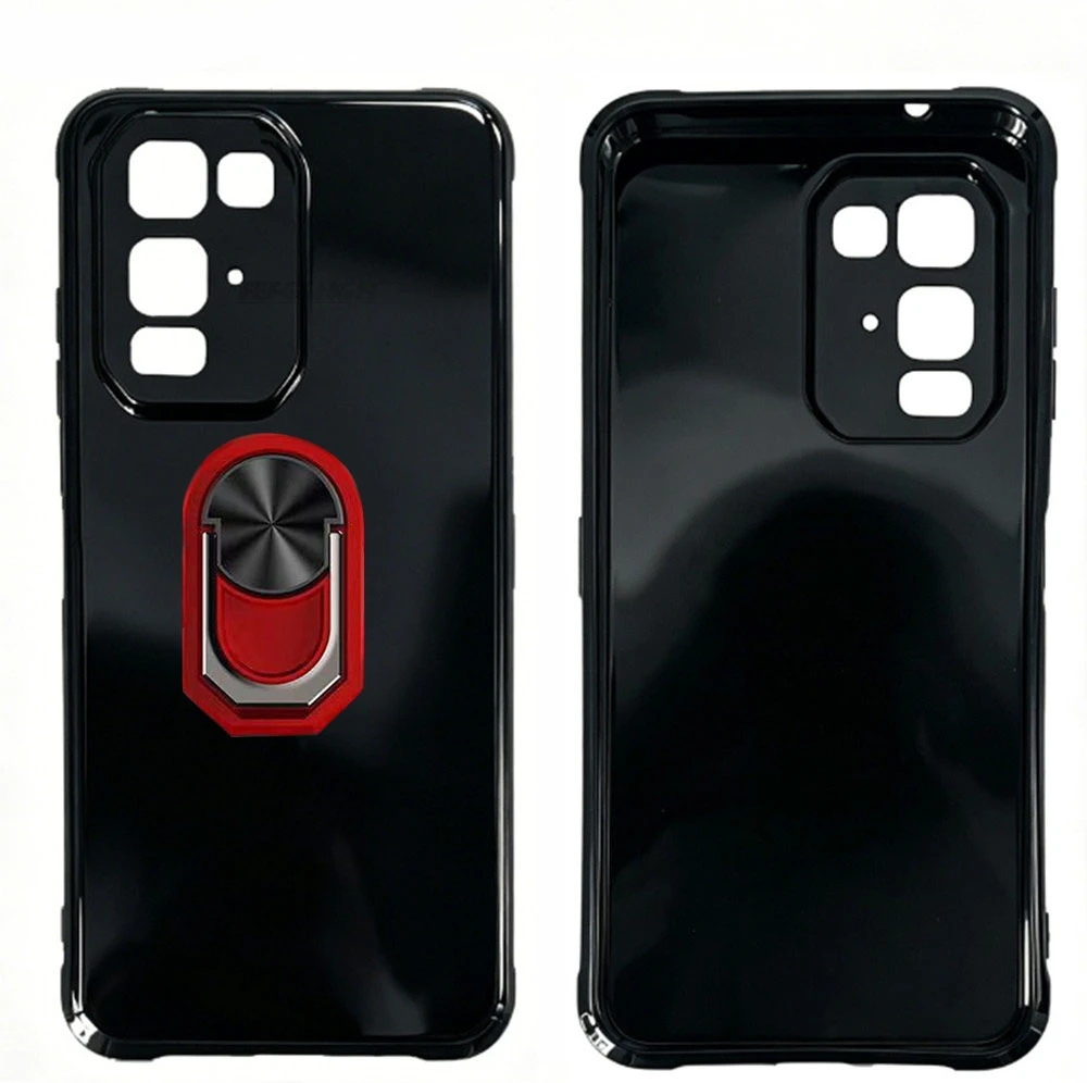 Für Blackview Fort 5 6,78 Zoll 2026 Back Finger Ring Soft TPU Silikonhülle für Blackview Fort 5 Fort5 Handyhülle