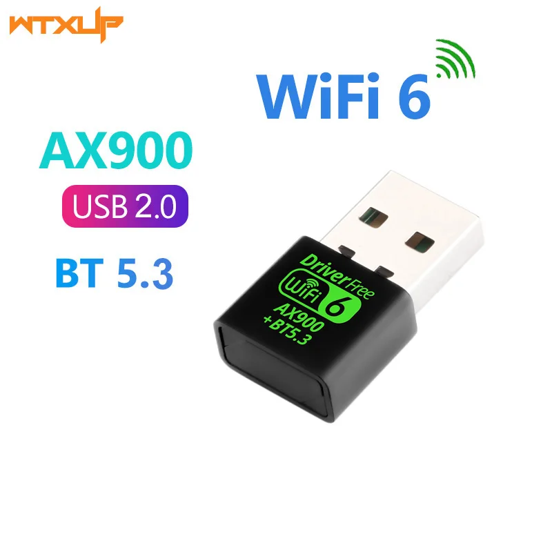 

DRIVER FREE AX900 USB WiFi 6 Bluetooth 5.3 USB 3.0 Adapter Dongle Dual Band 2.4G&5GHz USB WiFi Network Wireless Wlan Receiver