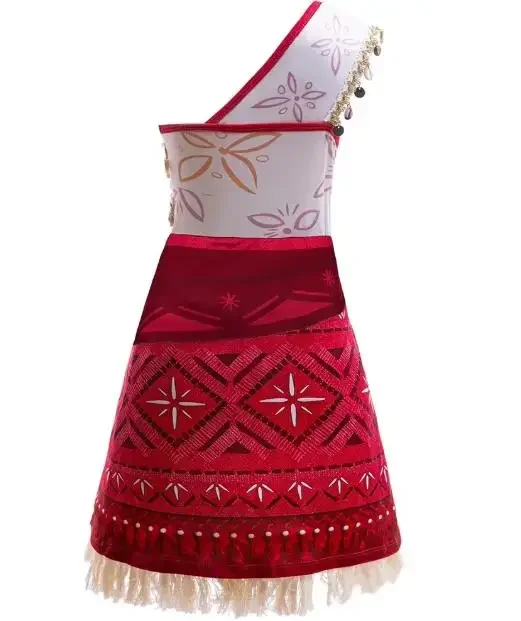 Nouvelle tenue de carnaval pour femme, costume familial, aventure océanique, cosplay Moana, vêtements à manches courtes