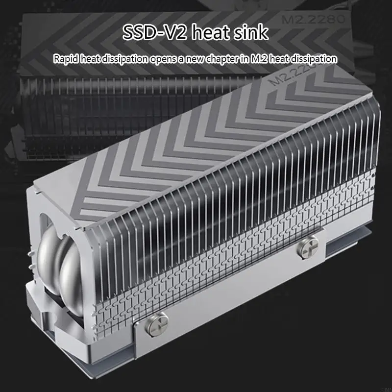 Enfriador SSD M.2 calidad F3MA, disipador térmico SSD M.2 2280, mejora eficiencia refrigeración para mejor
