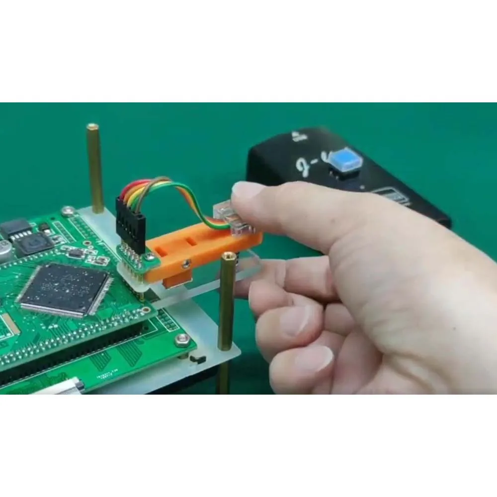 Imagem -06 - Suporte de Teste Clip Clamp Fixture Download Programming Burning Jtag Probe Pin 2.54 mm 2.00 mm 1.27 mm 3p 4p 5p 6p 7p 8p 9p 10p