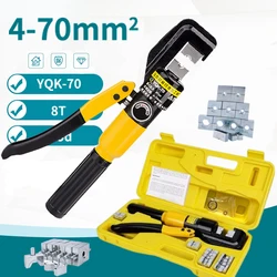 Hydraulic Crimping Tool YQK-70 Pressure 5-8T Household Hydraulic Pliers DIY Cable Terminal Crimping Pliers