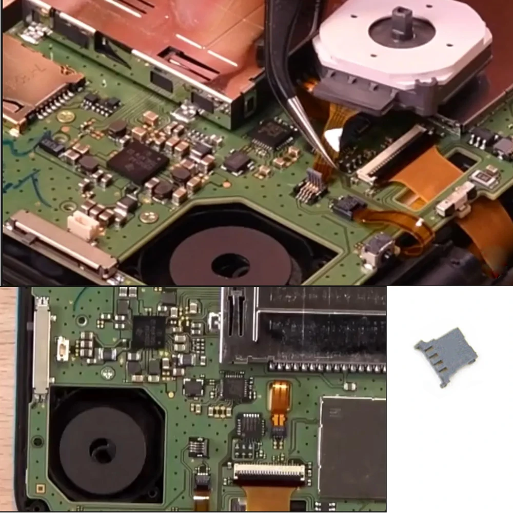 Original สําหรับ Nintend 2DS สําหรับ 3DS หน้าจอสัมผัสริบบิ้นพอร์ตซ็อกเก็ตสําหรับ 3DS/3DS XL LL เปลี่ยน 4 ขา