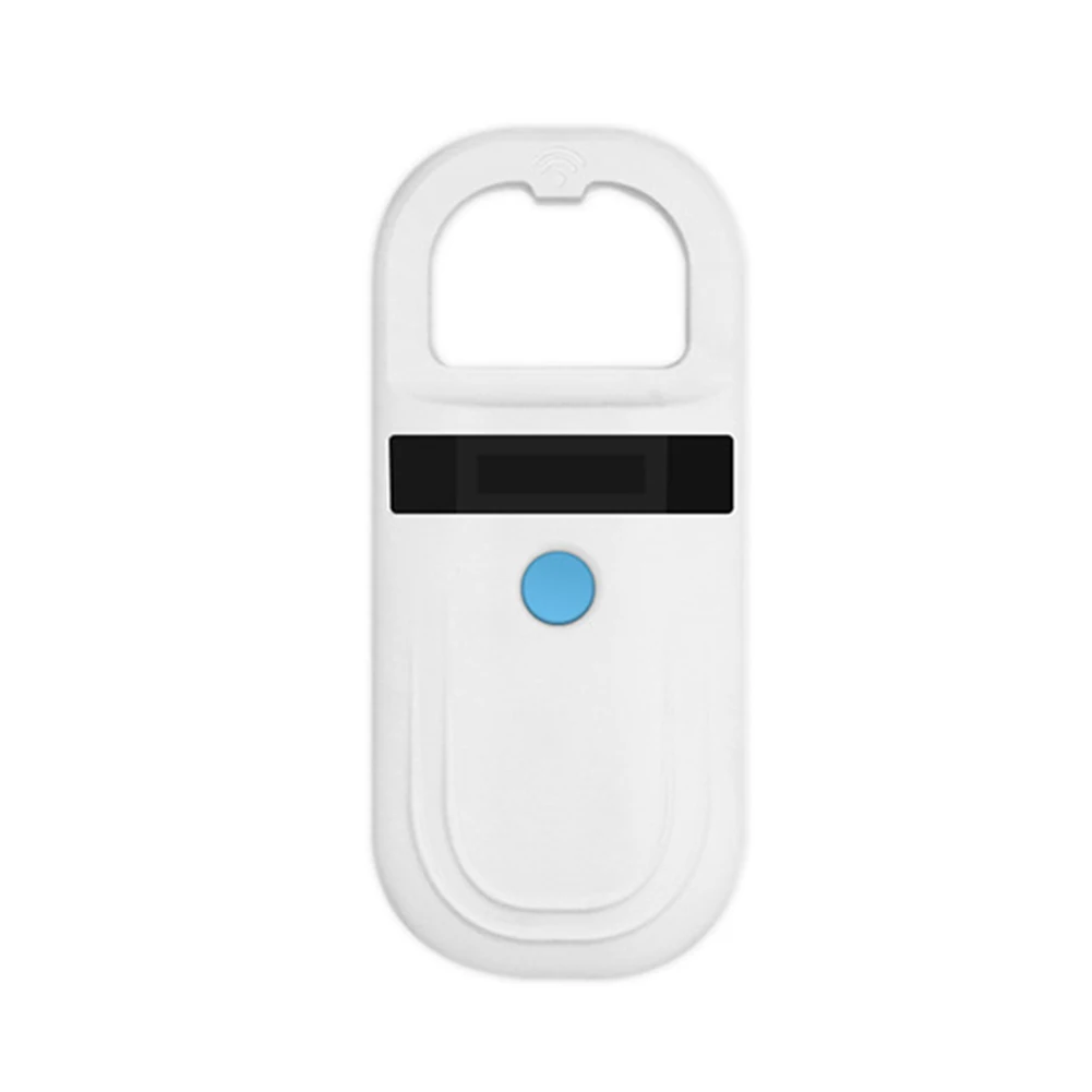 Scanner per microchip per animali domestici da 125 kHz 134,2 kHz Display OLED ad alta luminosità ABS ISO 11784 11785 FDX-B ID64 Lettore di etichette identificative