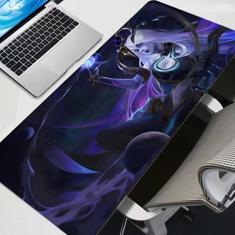 Mouse pad League Of Legends Lux large keyboard Mousedesk pad non-slip rubber gaming Mousepad laptop mouse carpet Game table mat