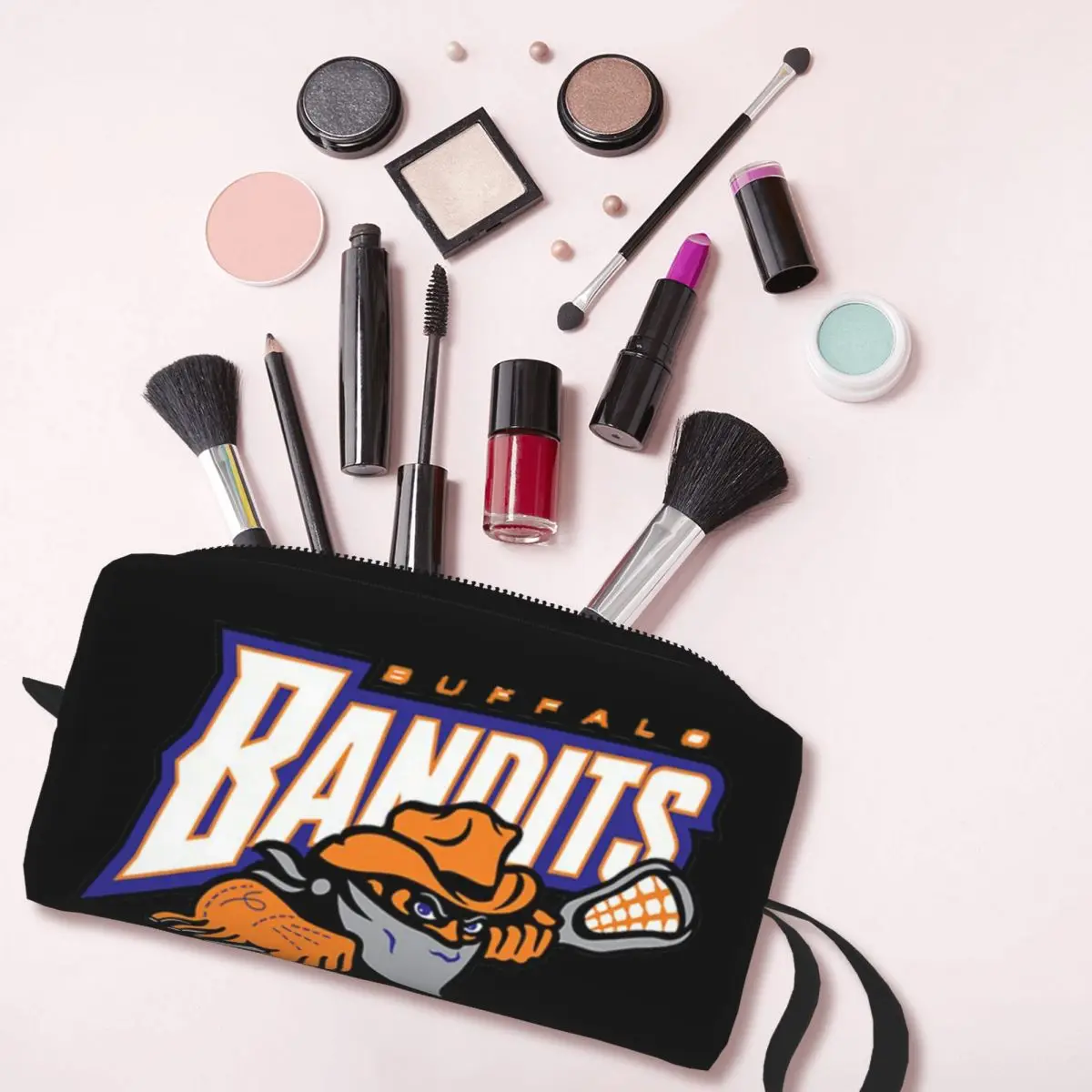 Casos de Lápis Buffalo Bandits, Grande Capacidade Pen Bags, Pen Box, Lápis Pouch para Meninos, Meninas, Estudantes Papelaria, Saco de Maquiagem