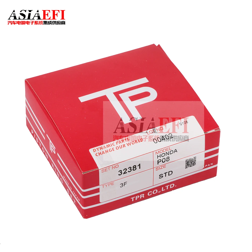 high quality TP 32381 STD engine d15b Piston Ring Sets 13011-p08-003 D15B piston ring for Honda