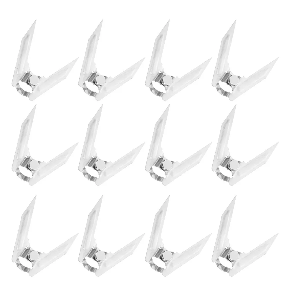 

Набор из 12 вращающихся вилок для мяса из нержавеющей стали для гриля, духовки, аэрофритюрницы, барбекю, легко моются, для кухни и гриля