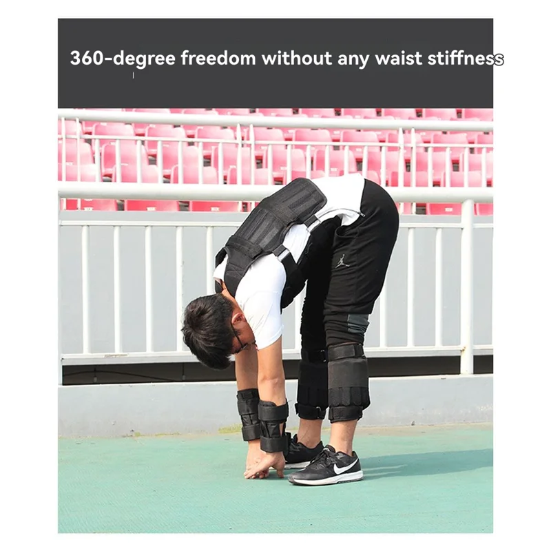 سترة ABHS المرجحة 20 كجم سترة تدريب اللياقة البدنية لقوة التحمل والجري مزورة بدون لوح فولاذي متضمن