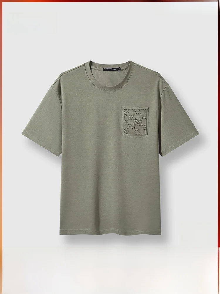 

Весна-лето, новая мужская круглая футболка GXG с 3D принтом Ne, повседневная футболка ort Sve, смесь хлопка и полиэстера, молодежная мода