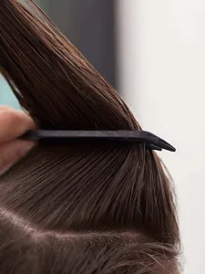 ステンレス鋼先の尖ったテールヘアプロフェッショナルヘアコームヘアブラシサロンヘアスタイリングツールヘアコンコーム本物のかつらのための特別 10のベストセールスヘアサロンアクセサリー-7