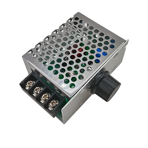 Regulador de voltaje CA, controlador de velocidad del motor de 220V, control PWM, rectificador de atenuadores SCR de 4000W con interruptor