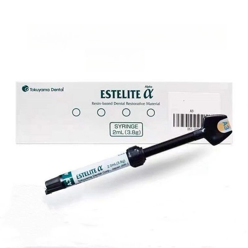 3.8g/주사기 치과 재료 나노 충전 수복 레진 토쿠야마 레진 ESTELITE 광중합 복합 레진 재료