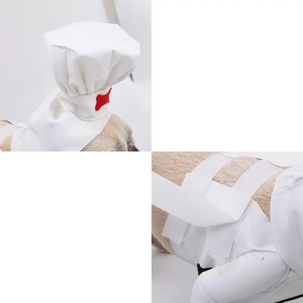 Disfraz cosplay cocinero Halloween con poliéster seguro cortador disfraz cocinero fácil usar para festival