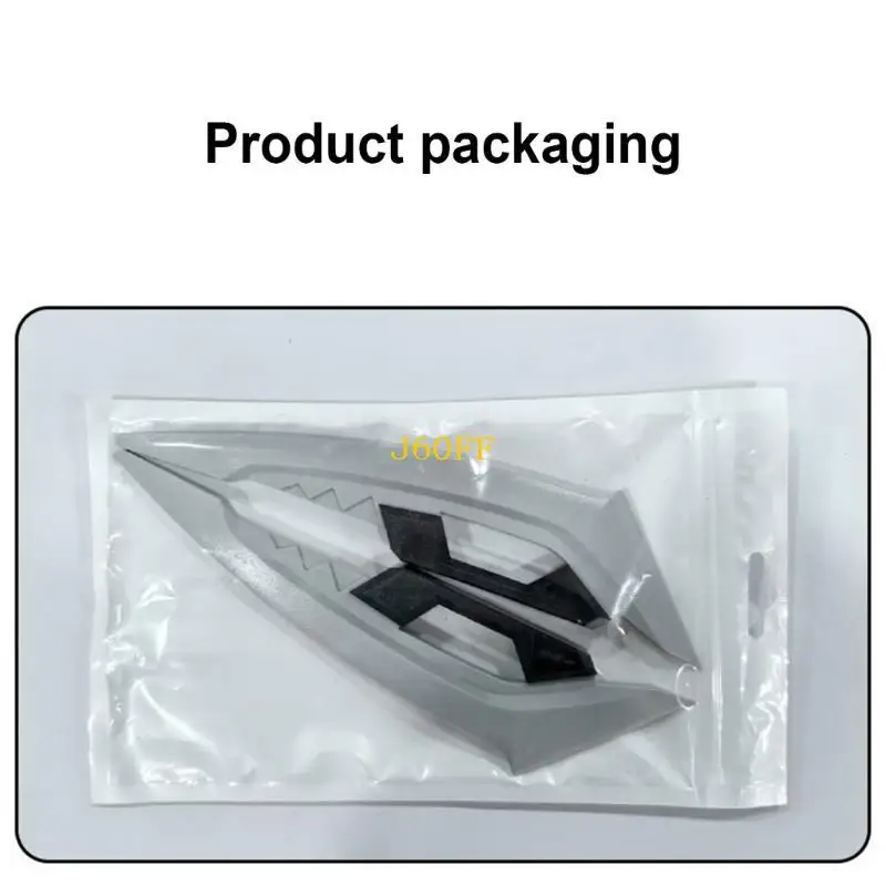 

J60F 2pcs Motorbike Aerodynamic Front Spoiler Wing for Reduced Drag Increased Comfort