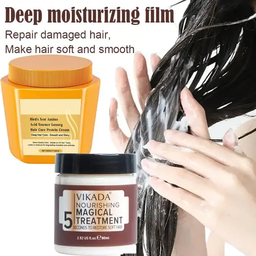 너리싱 하이드레이팅 헤어 마스크 아미노산 에센스 단백질 헤어 크림 매직 트리트먼트 딥 컨디셔너 스무스 안티 드라이