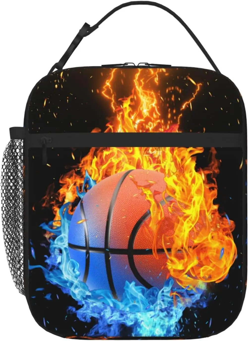 Video Game Lunch Box for Boys Insulated Gamepad Lunch Bag Reusable Cool Game Gamer Lunchbox Gaming Lunch Tote Bag With Adjustabl