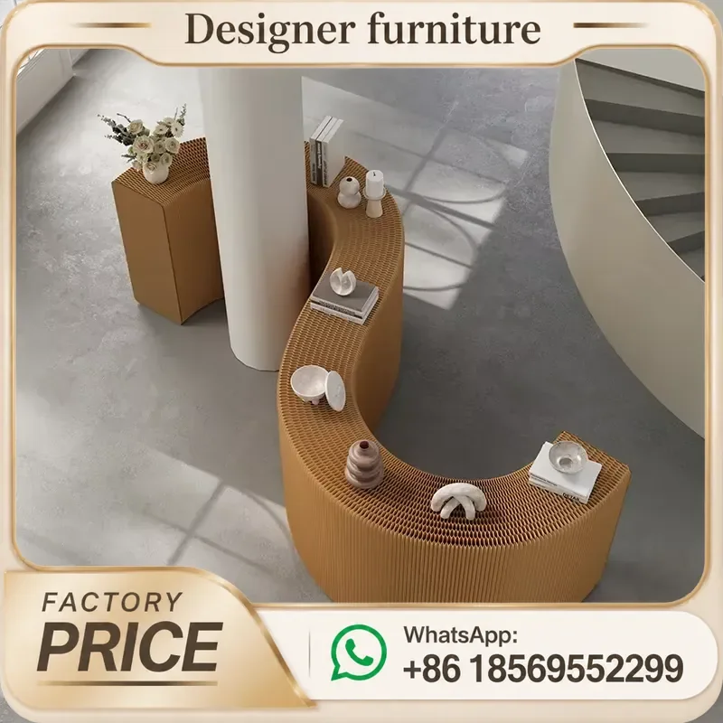 Eco-Certified Recyclable Retractable Foldable Kraft Paper Art Deco Outdoor Display Column Rack-Sustainable Shelf Green Retail