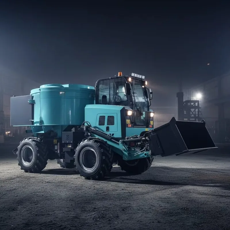 Self Loading Concrete Mixer Truck 2.6m3 Diesel Automatic Feeding Concrete Mixer for Construction YG