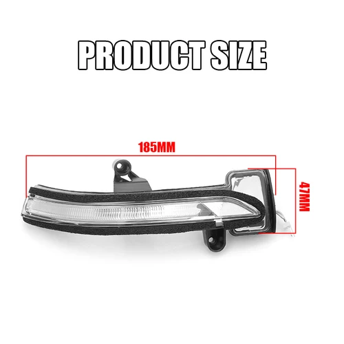 Imagen 2 del producto Luces LED para Espejos Laterales, Retrovisores, Intermitentes para Kia Rio 2018 2019 2020 2021 2022 87613-H9000 87623-H9000