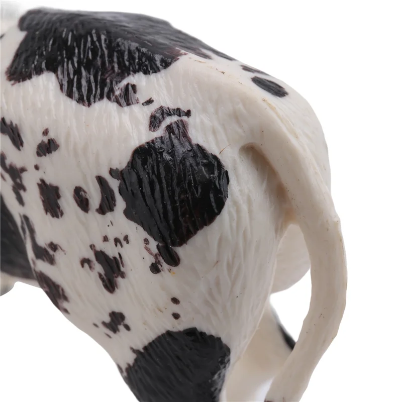 A19Q-Plastica Texas Longhorn Toro Bovini Animali Action Figures Statico Collezione di modelli carini Modello di mucca Giocattoli per bambini