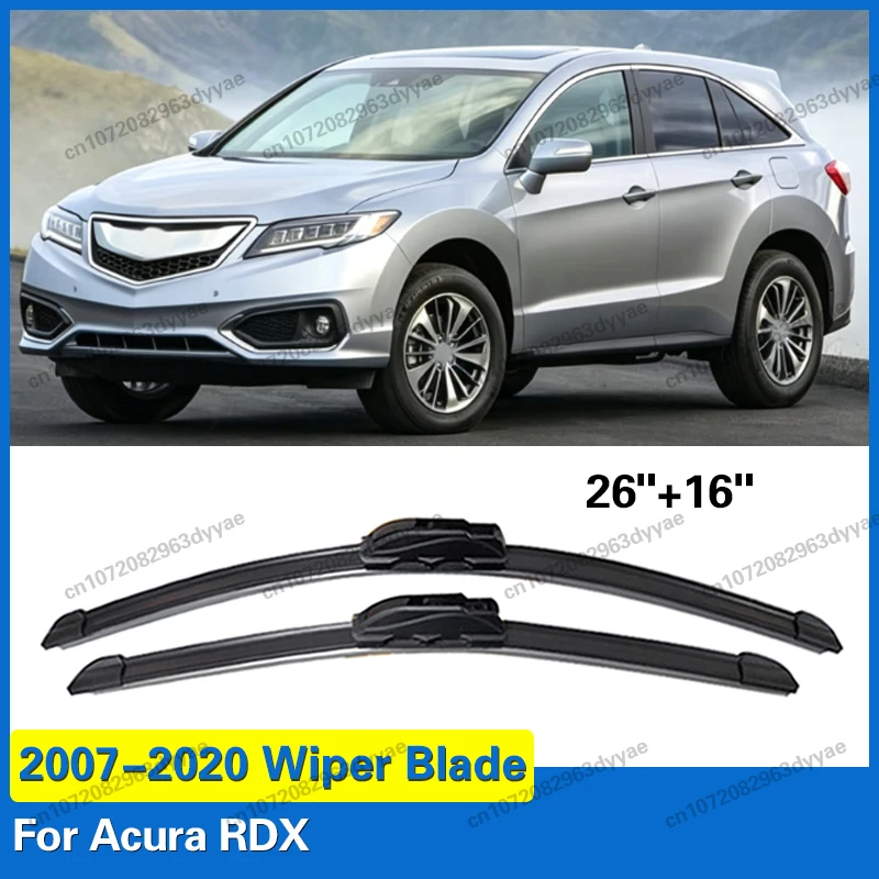 Para Acura RDX 2007-2020, Escobillas Limpiaparabrisas Delanteras, 2 Piezas, Accesorios para Ventanas, 26"+16", 2014 2015 2016 2017 2018 2019